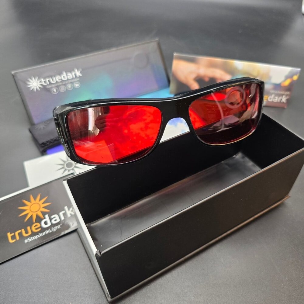 TrueDark Twilight Fitover Red Lens Glasses For Blue Light Blocking CM2226